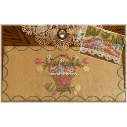 Easter Blessings Table Runner PLP-170e - Downloadable Pattern