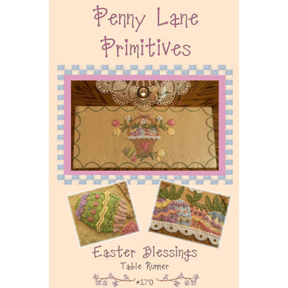 Easter Blessings Table Runner PLP-170e - Downloadable Pattern