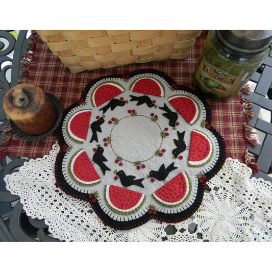 Crow's Picnic Candle Mat Pattern PLP-172 - Paper Pattern