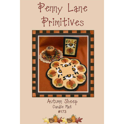 Autumn Sheep Candle Mat Pattern PLP-173 - Paper Pattern