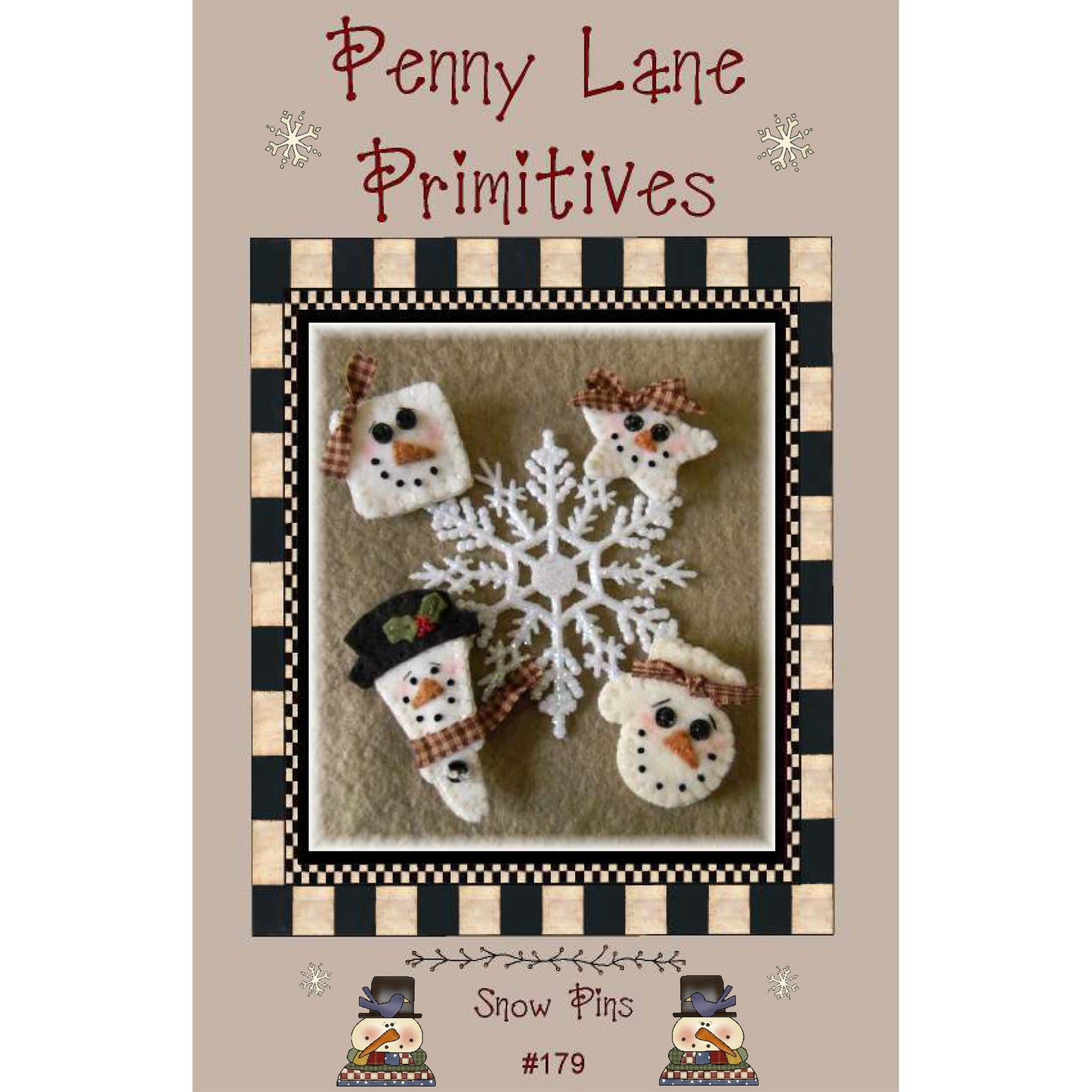 Snow Pins Pattern PLP-179 - Paper Pattern