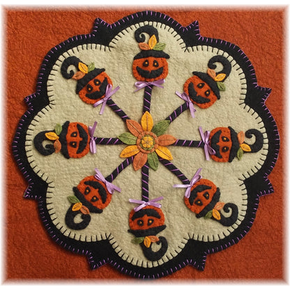 Pumpkin Pops Candle Mat PLP-183e - Downloadable Pattern