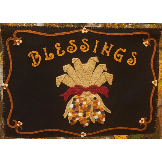 Blessings Wall Hanging Pattern PLP-184 - Paper Pattern