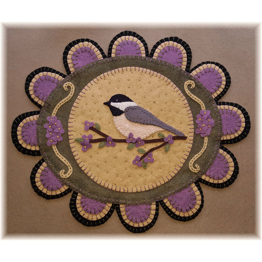 My Little Chickadee Table Mat PLP-189e - Downloadable Pattern