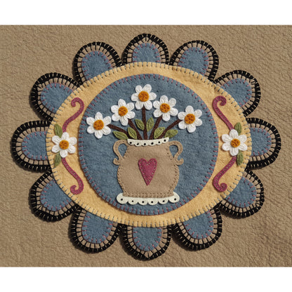 He Loves Me Table Mat Pattern PLP-191 - Paper Pattern