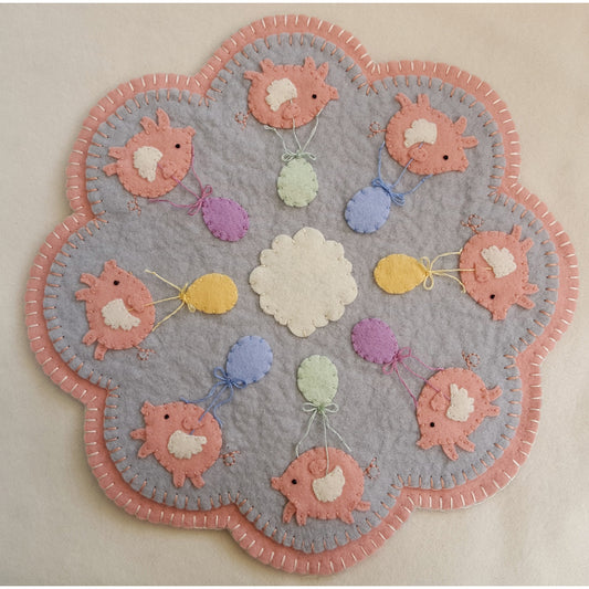 This Little Piggy....Flies! Table Mat Pattern PLP-196 - Paper Pattern