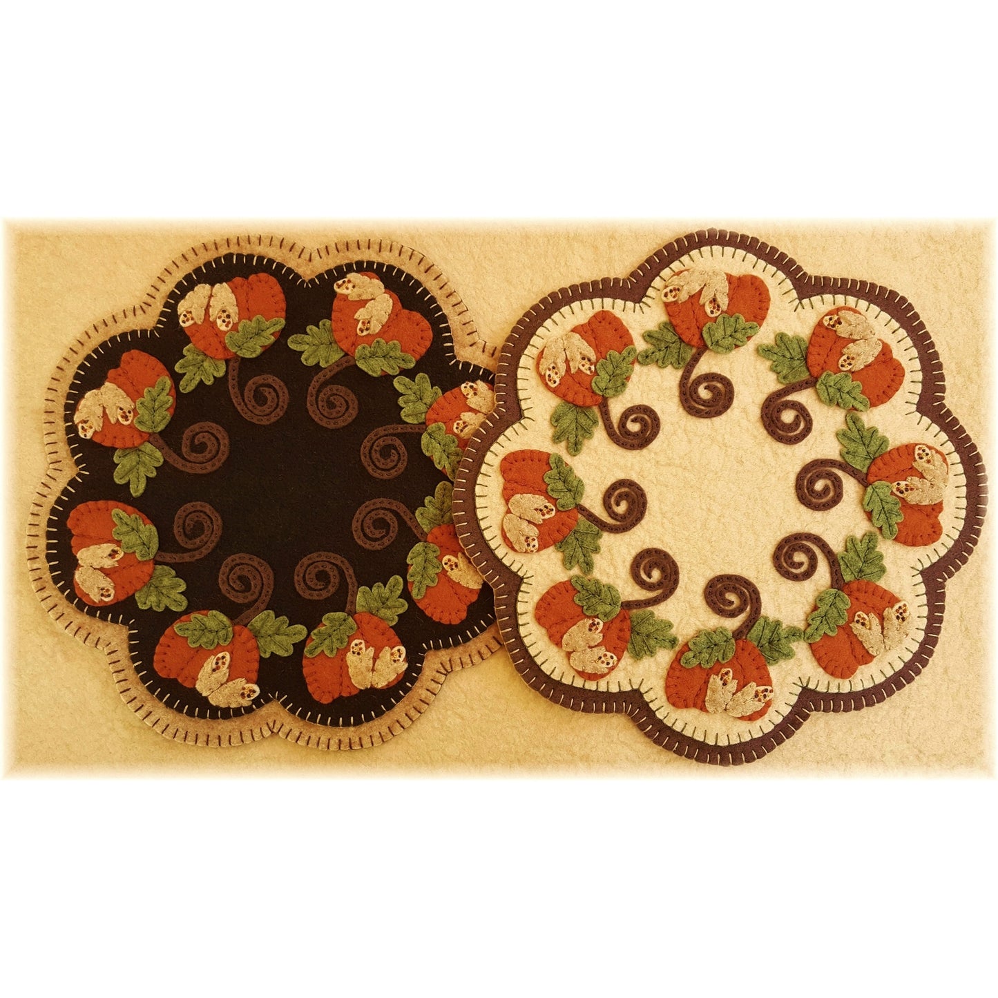 October Harvest Candle Mat PLP-210e - Downloadable Pattern