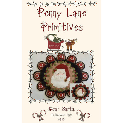 Dear Santa Table/Wall Mat Pattern PLP-213 - Paper Pattern