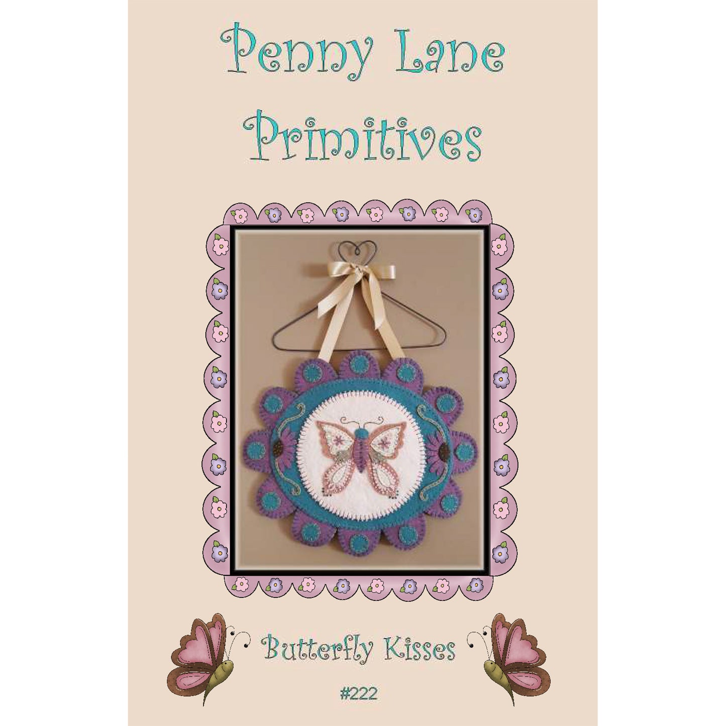 Butterfly Kisses Wall/Table Mat Pattern PLP-222 - Paper Pattern