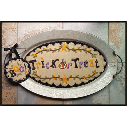 Trick or Treat Table Mat & Mini Mat PLP-245e - Downloadable Pattern