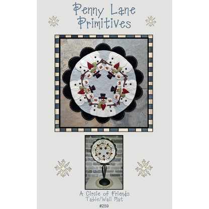 A Circle of Friends Table/Wall Mat Pattern PLP-259 - Paper Pattern