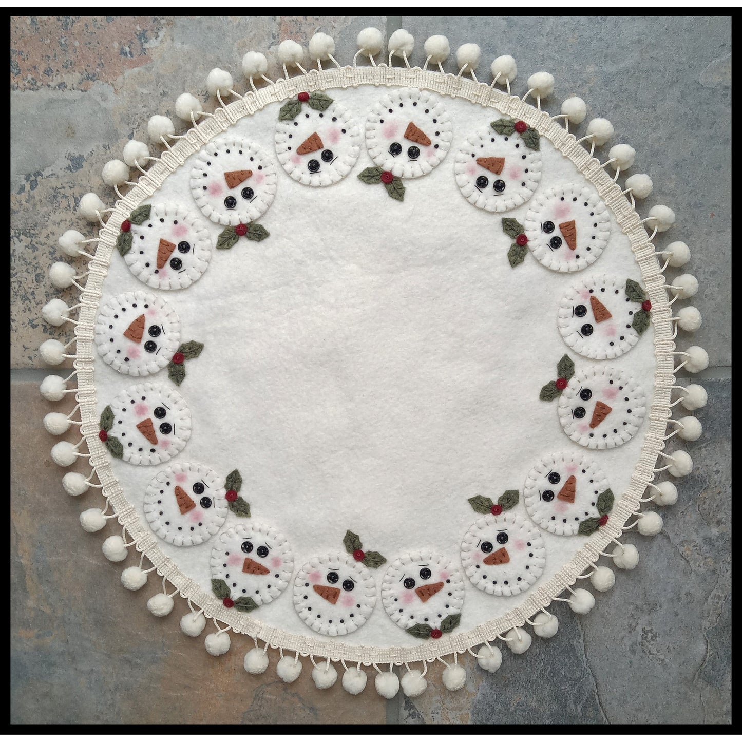 My Little Christmas Tree Christmas Tree Skirt, Popcorn & Cranberry Garland & Ornies PLP-260e - Downloadable Pattern