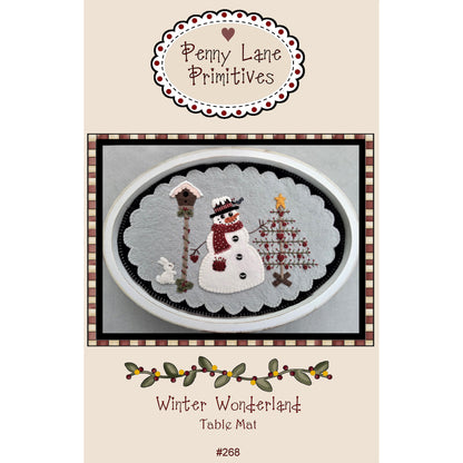 Winter Wonderland Table Mat/Wall Hanging Pattern PLP-268 - Paper Pattern