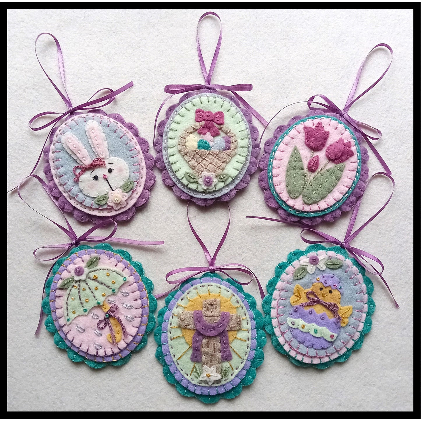 Happy Easter Ornaments Pattern PLP-277 - Paper Pattern