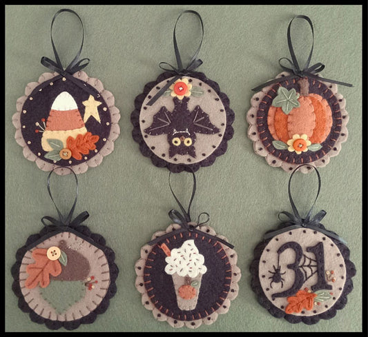 October Treats Ornaments PLP-279e - Downloadable Pattern