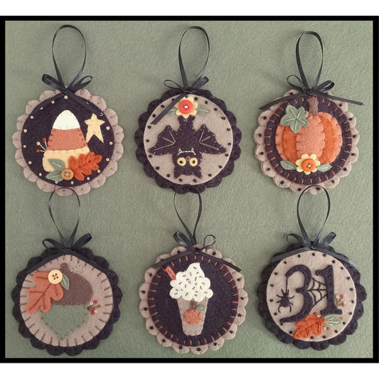 October Treats Ornaments Pattern PLP-279 - Paper Pattern