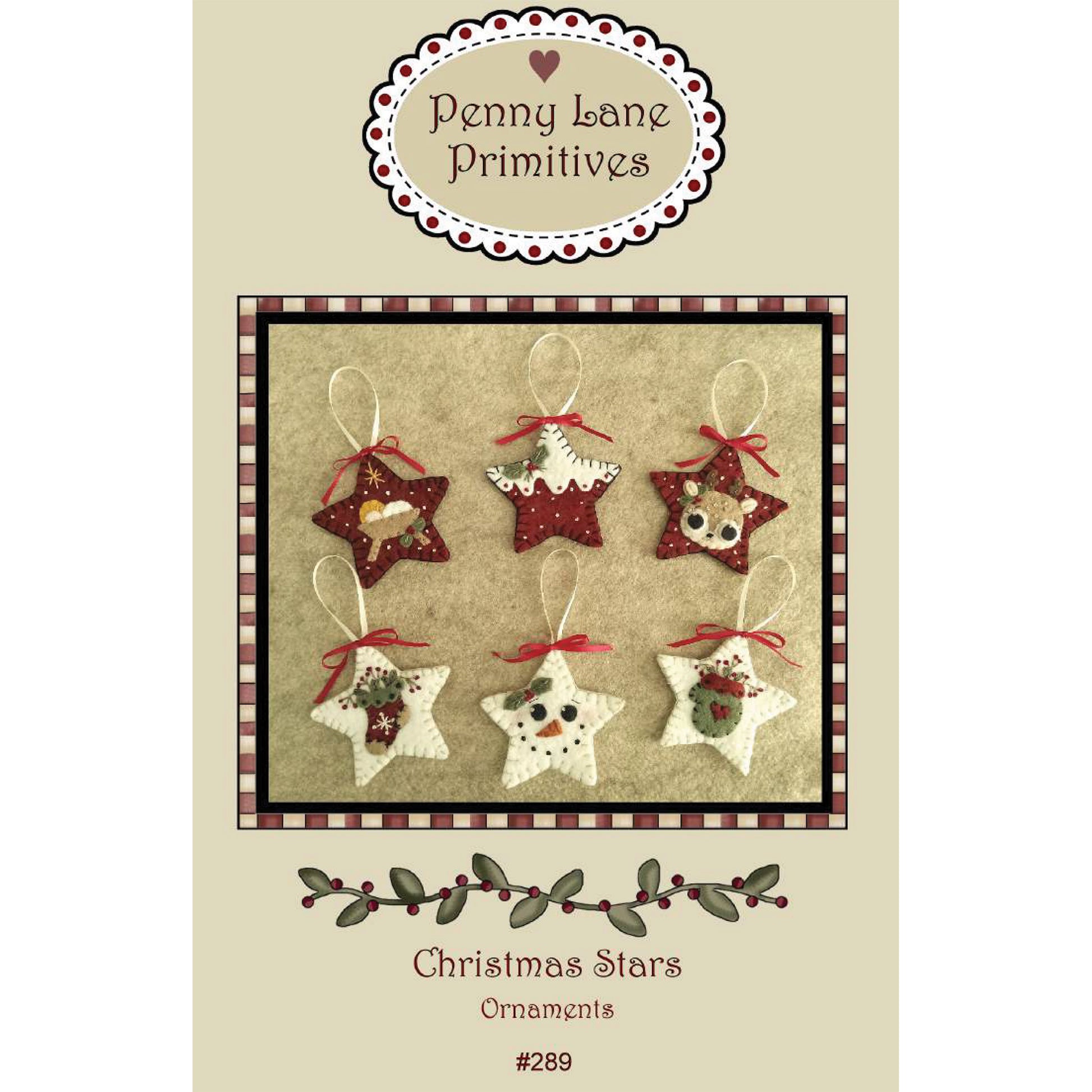 Cover image of pattern for Christmas Star Ornaments.