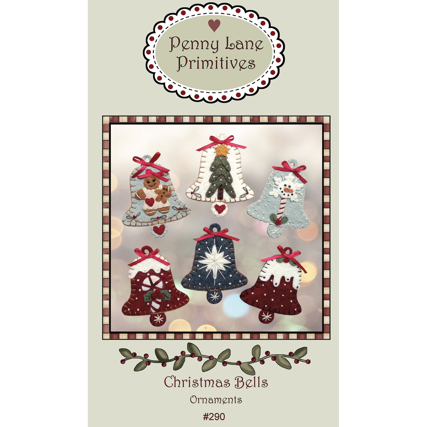 Christmas Bells Ornaments Pattern PLP-290 - Paper Pattern