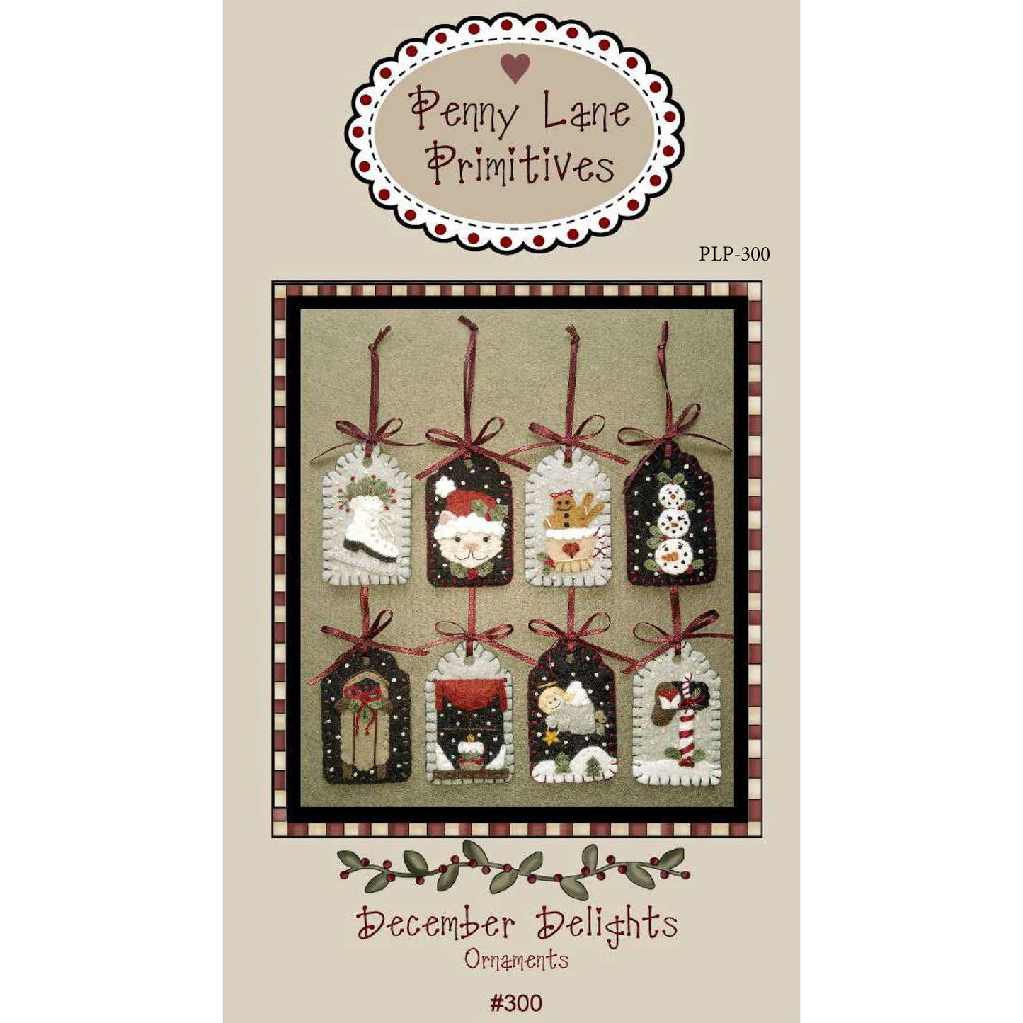 Cover image of pattern for December Delights gift tags.