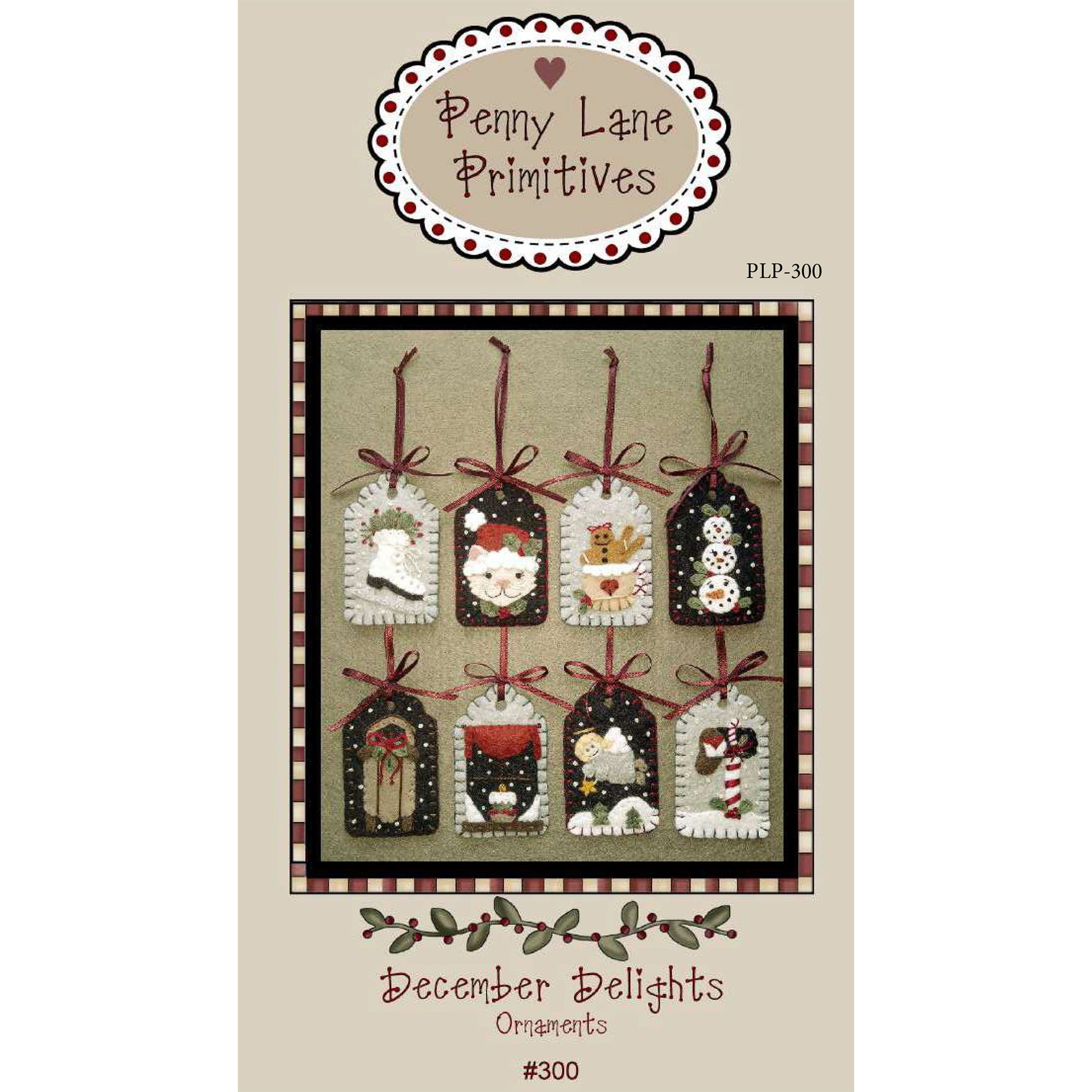 Cover image of pattern for December Delights gift tags.