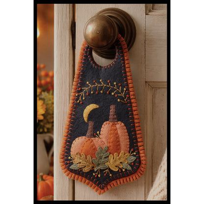 Autumn in New England Doorknob Hanger and Banner Set Pattern PLP-310 - Paper Pattern