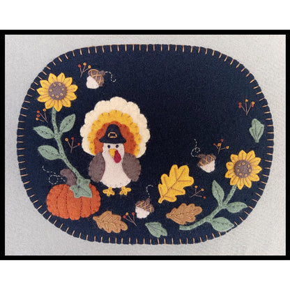 Thankful Mug Rug/Mini Mat Pattern PLP-317 - Paper Pattern