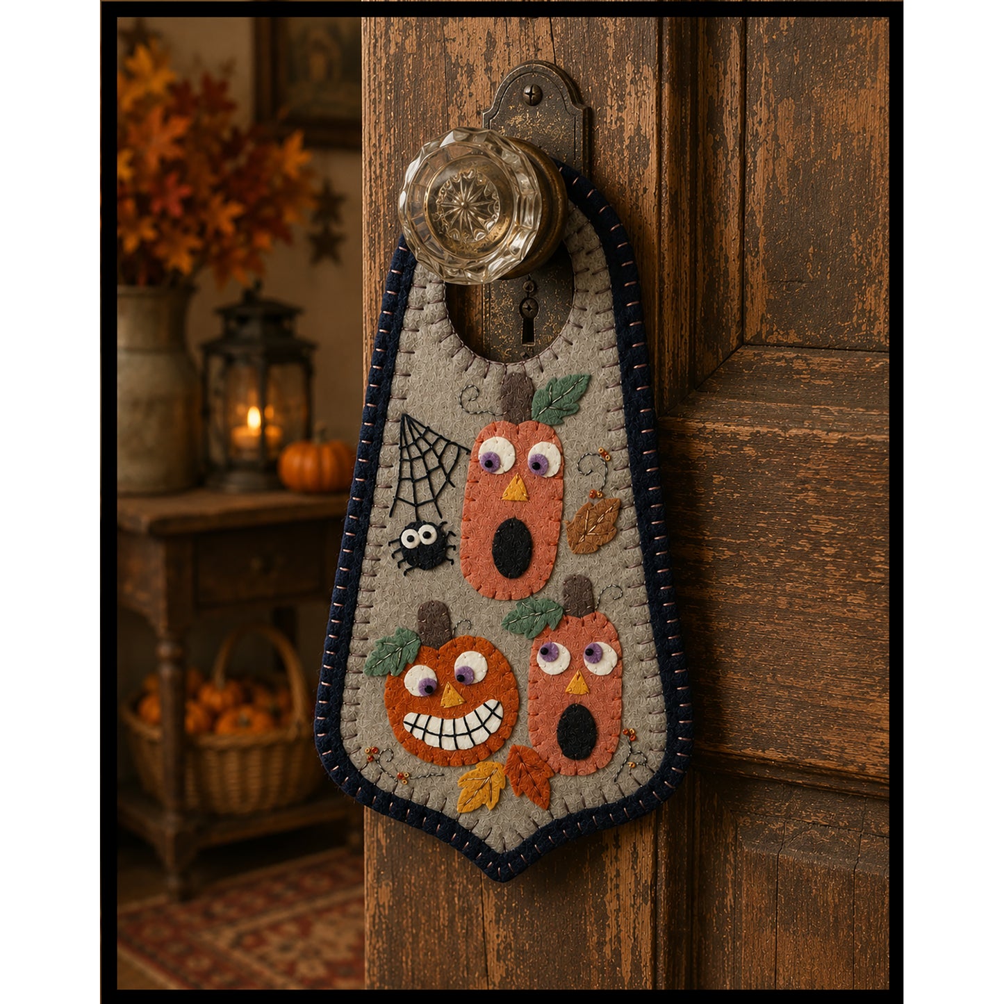 Scaredy Jacks Doorknob Hanger Pattern PLP-319 - Paper Pattern