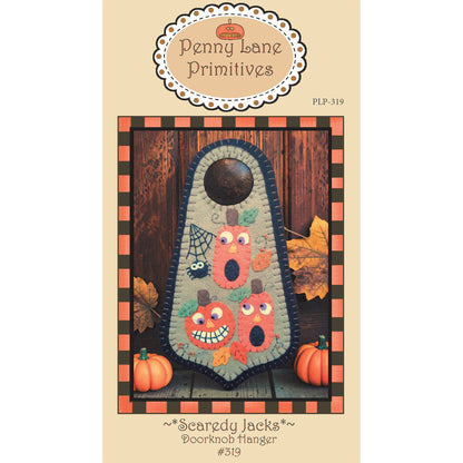 Scaredy Jacks Doorknob Hanger Pattern PLP-319 - Paper Pattern