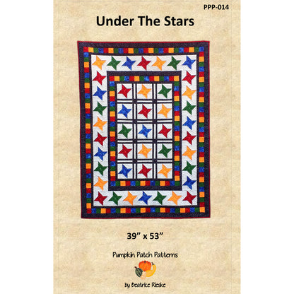 Cover image of pattern for Under the Stars quilt.