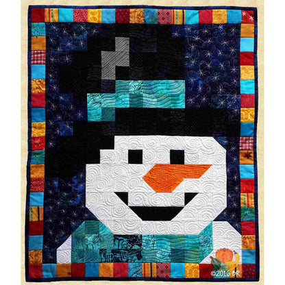 January Snowman Quilt PPP-020e - Downloadable Pattern