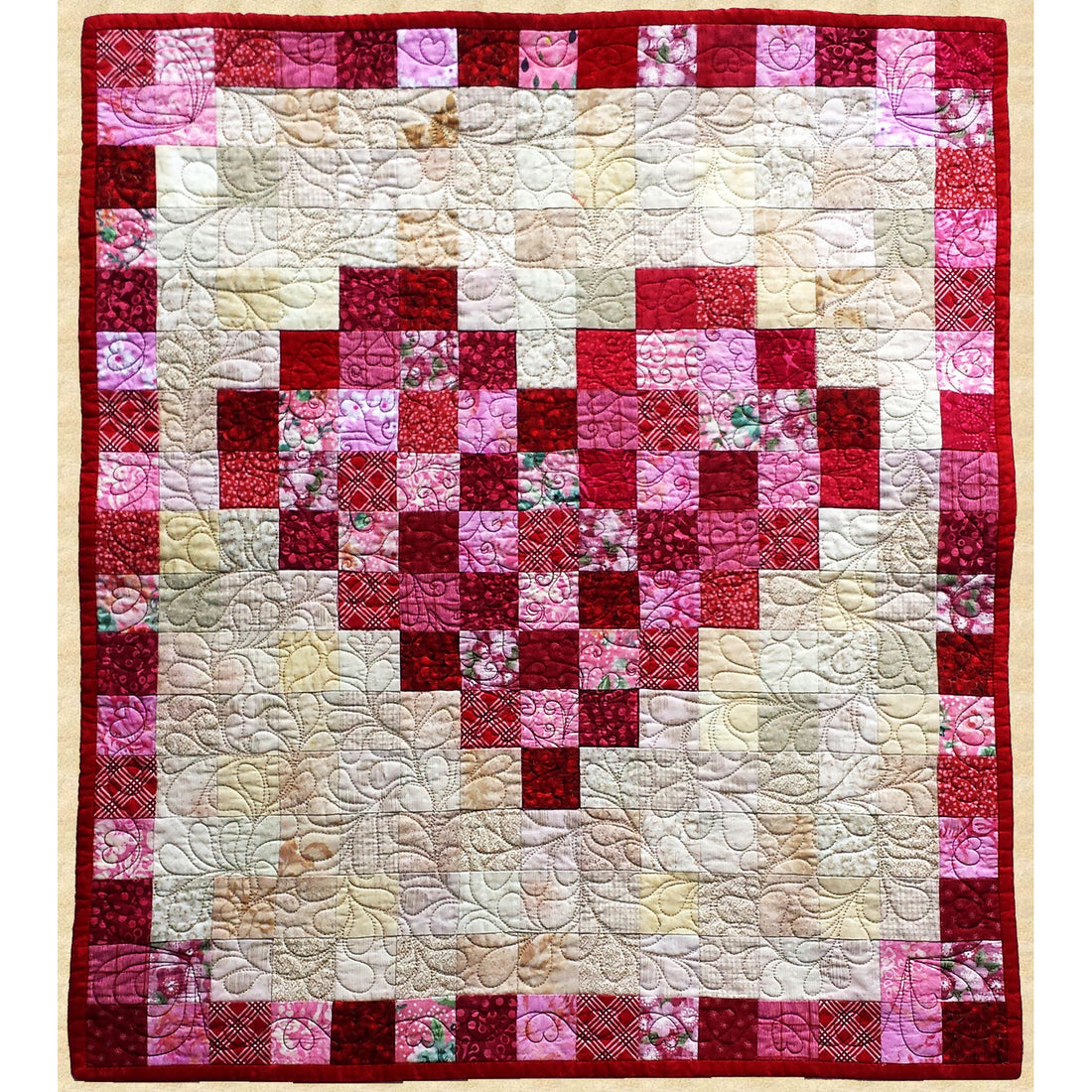 February Heart Quilt PPP-021e - Downloadable Pattern – QuiltWoman.com