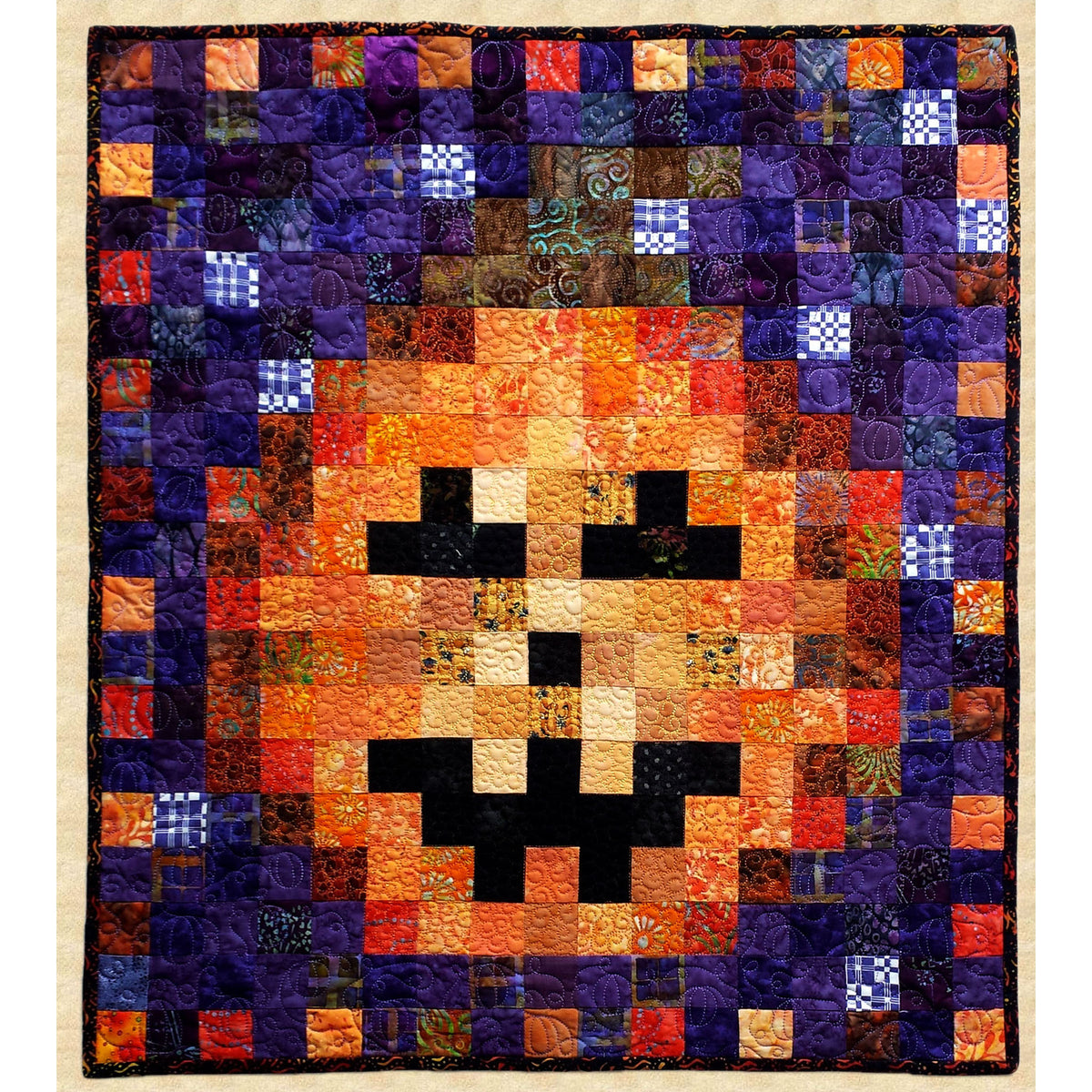 October Pumpkin Quilt PPP-029e - Downloadable Pattern