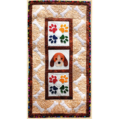 Puppy Paws Wall Hanging PPP-040e - Downloadable Pattern