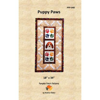 Puppy Paws Wall Hanging PPP-040e - Downloadable Pattern