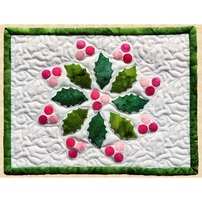 Deck The Halls Mug Rugs PPP-061e - Downloadable Pattern