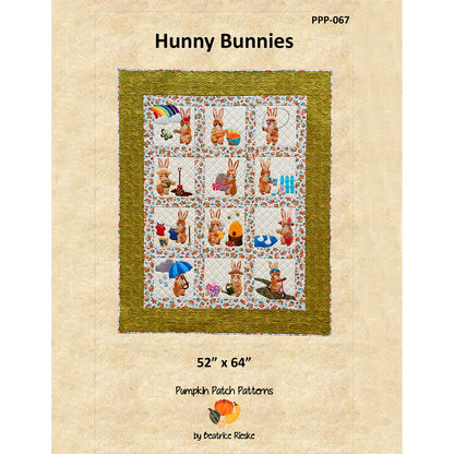 Hunny Bunnies Quilt Pattern PPP-067 - Paper Pattern