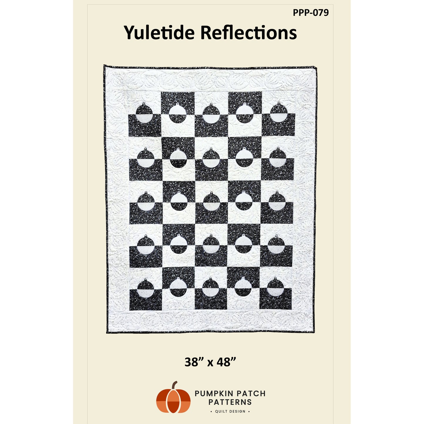 Cover image of pattern for Yuletide Reflections quilt.