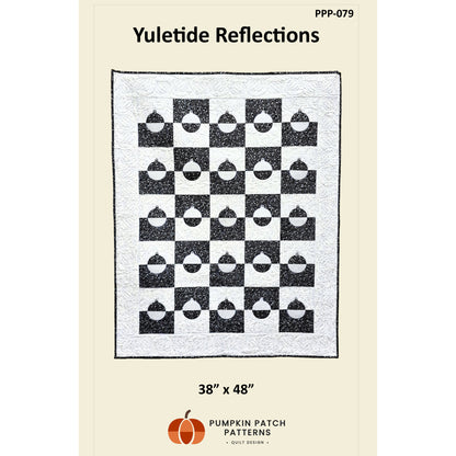 Cover image of pattern for Yuletide Reflections quilt.