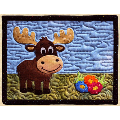 Moose on the Loose Mug Rugs Pattern PPP-091 - Paper Pattern