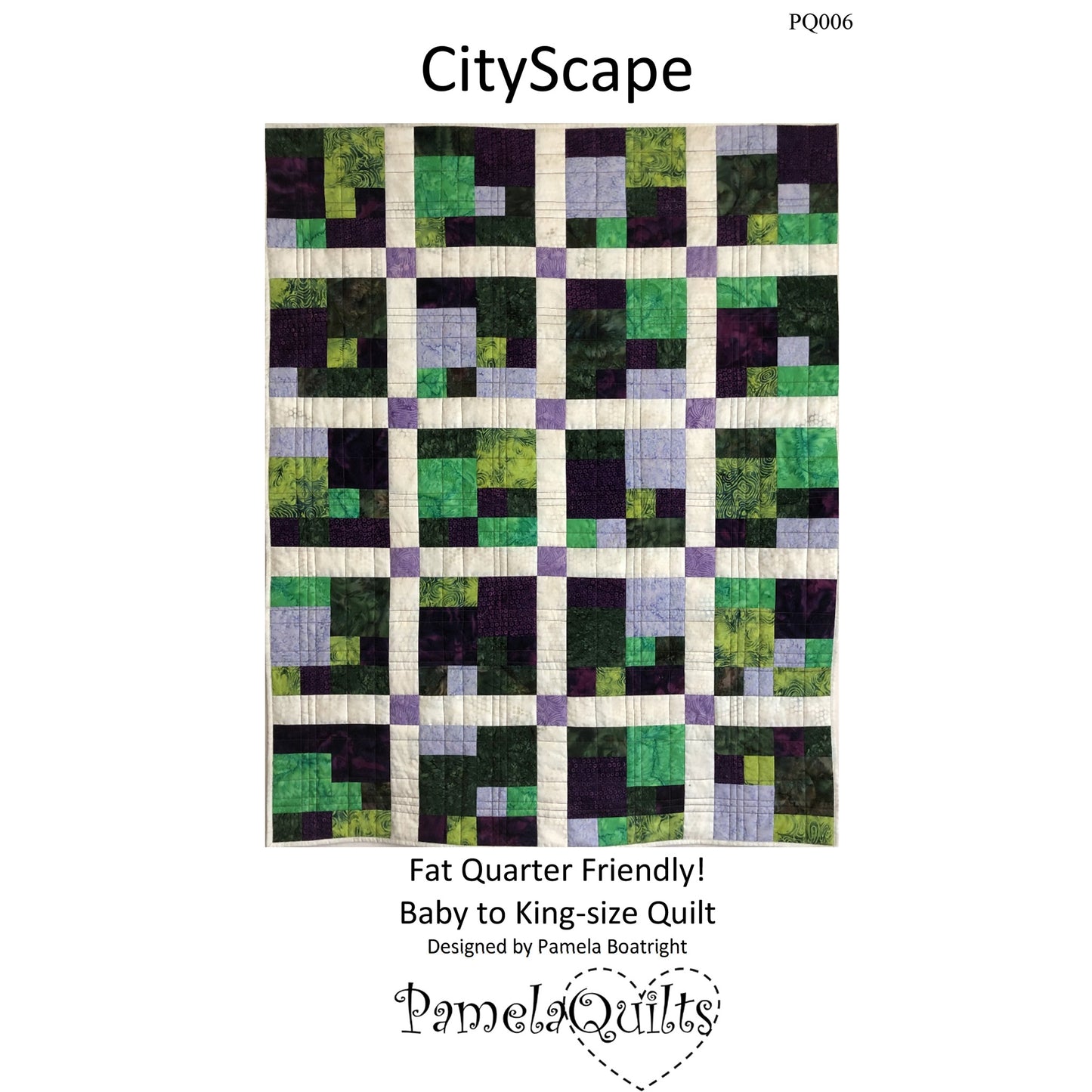 Image of the CityScape quilt pattern cover.