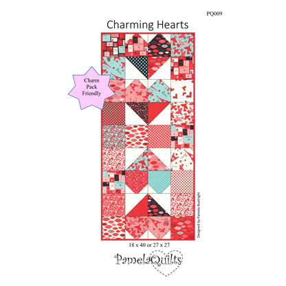 Charming Hearts Quilt PQ-009e - Downloadable Pattern