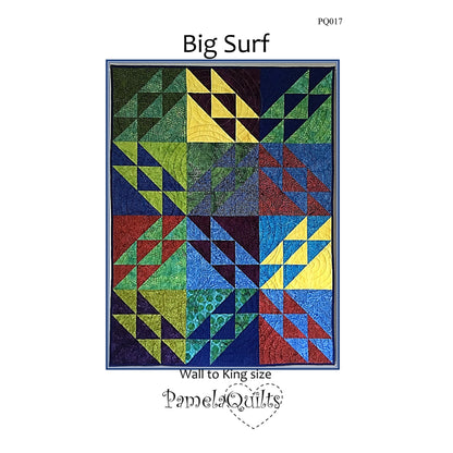 Big Surf Quilt Pattern PQ-017 - Paper Pattern