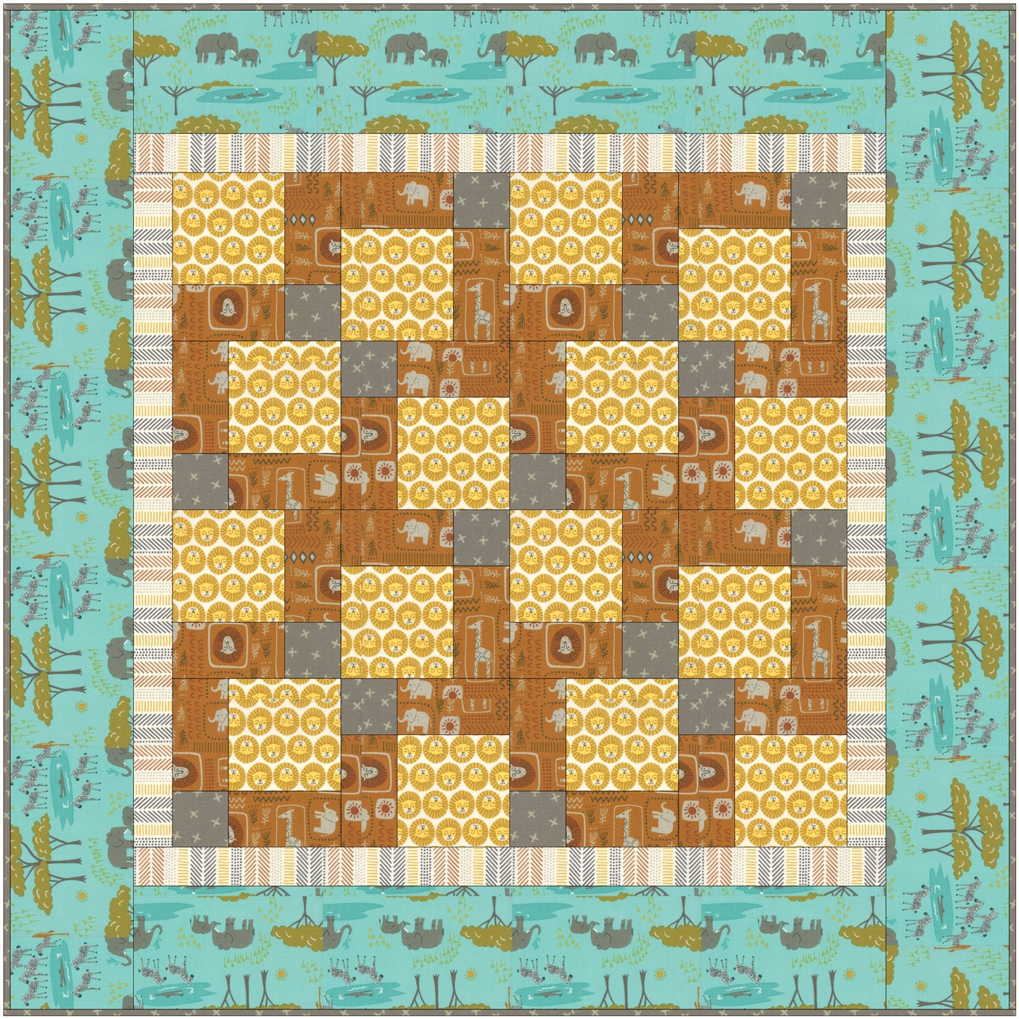 Baby Nines Quilt Quilt Pattern PQ-032 - Paper Pattern