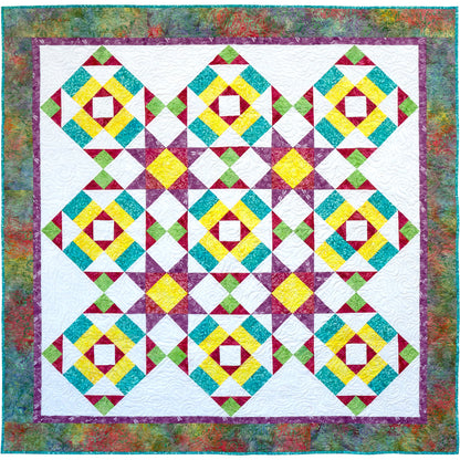 Showy Stars Quilt PQ-053e - Downloadable Pattern
