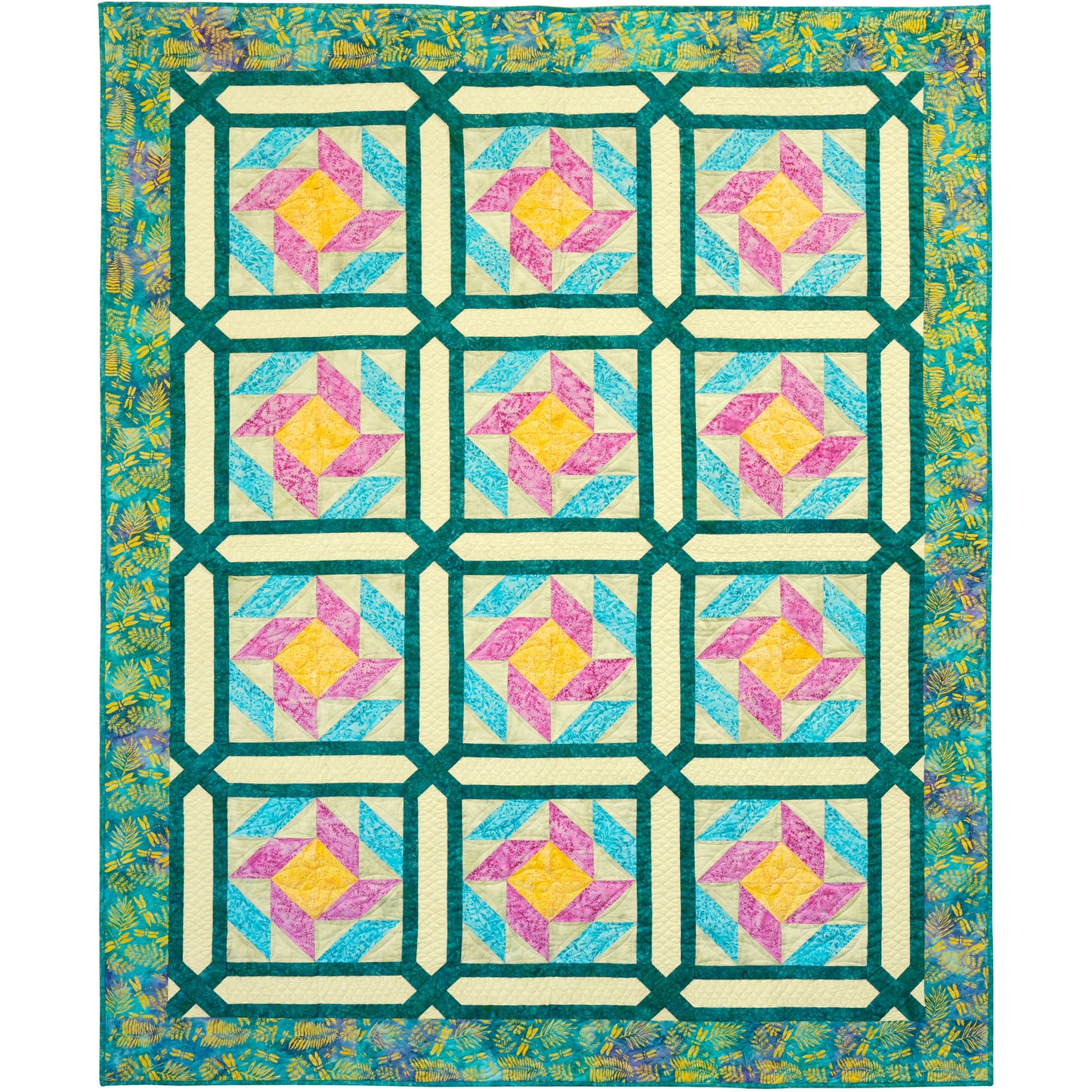 Posy Park Quilt PQ-054e - Downloadable Pattern