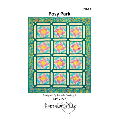 Posy Park Quilt PQ-054e - Downloadable Pattern