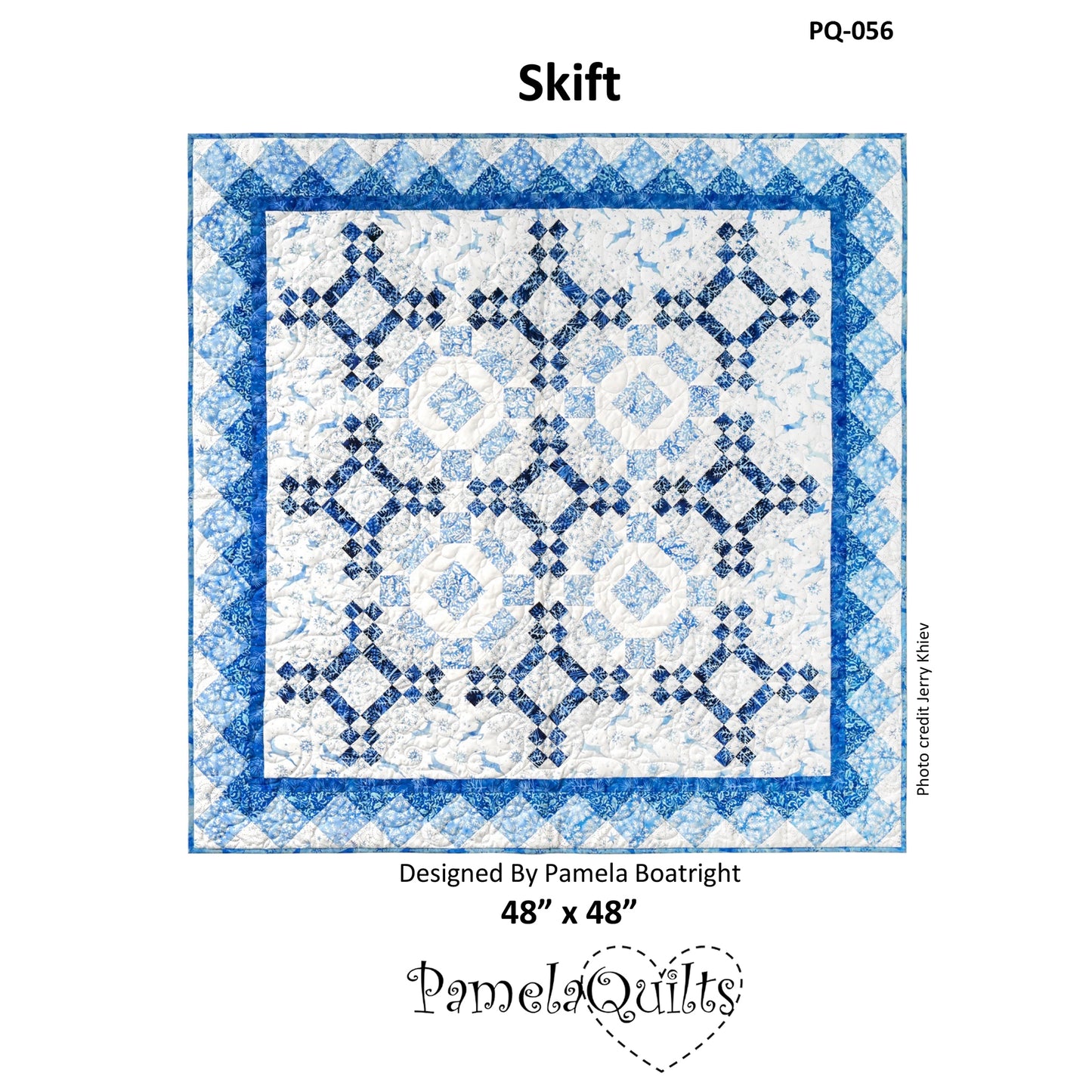 Cover image of pattern for Skift Quilt.