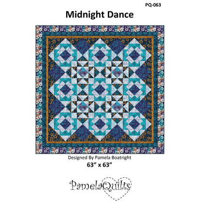 Cover image of pattern for Midnight Dance quilt.