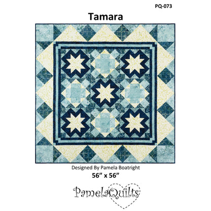 Cover image of pattern for Tamara quilt.