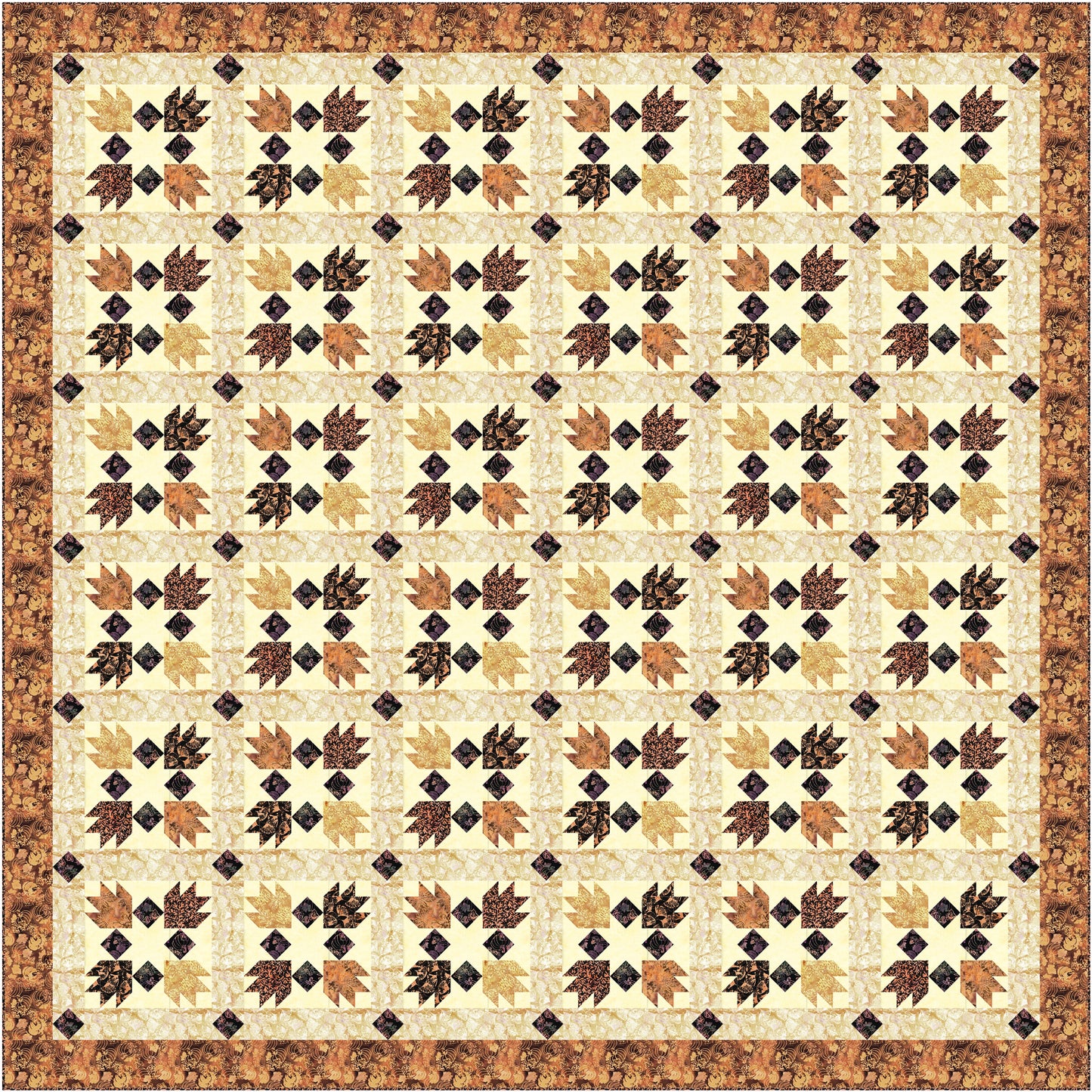 Drifting Leaves Quilt Pattern PQ-076w - Wholesale Product